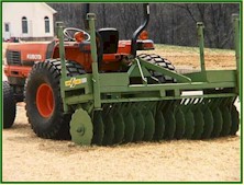 Bowie Straw Crimper anchors straw and hay mulch.